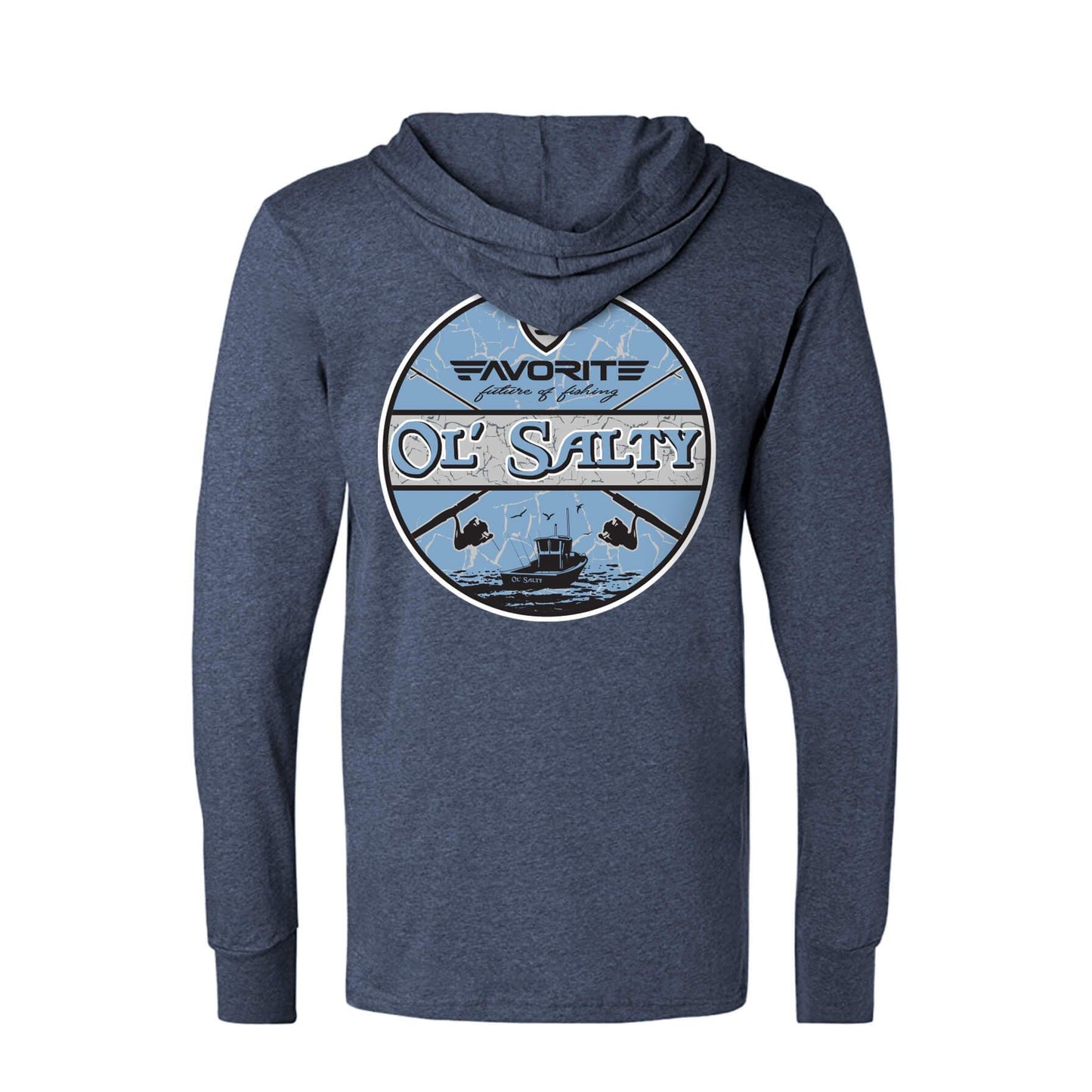 Ol Salty Lightweight Tri-Blend Hoodie