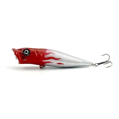 Popper - Red Head Chrome