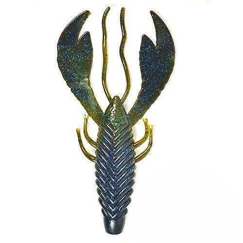 Claw Bug 4" - Green Pumpkin / Black & Blue Flake