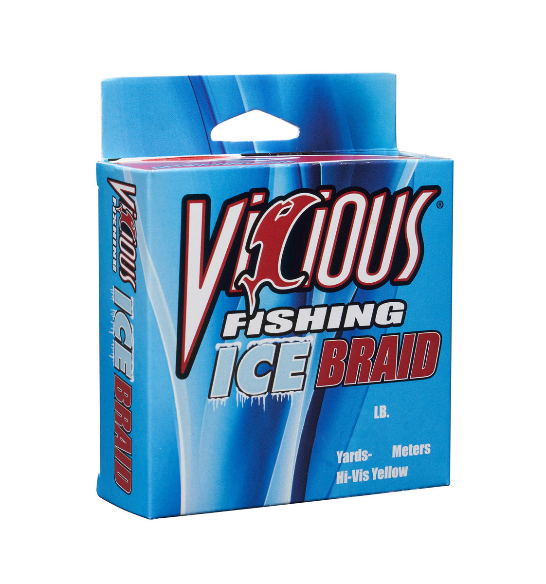 Vicious Ice Hi-Vis Yellow Braid - 7 Lb Test