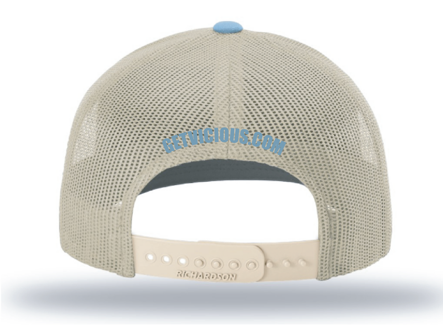 Vicious Logo - Columbia Blue/Khaki