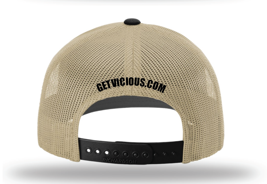 Vicious Logo - Khaki/Black