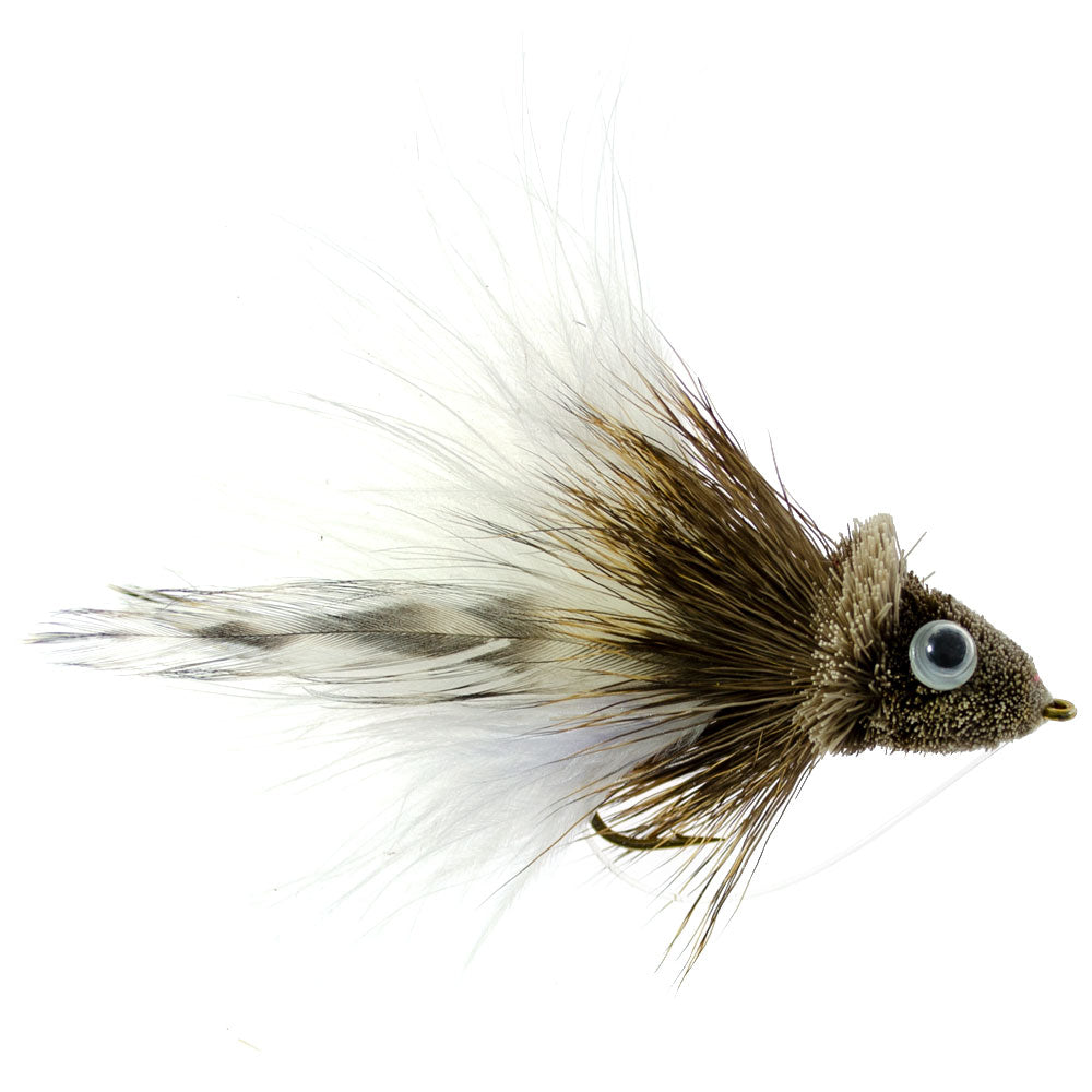 Bass Bug Collection -12 Bass Fly Fishing Flies - Surface Poppers Frog, Rat, Mouse Divers - Hook Sizes 2,4, 6 And 8