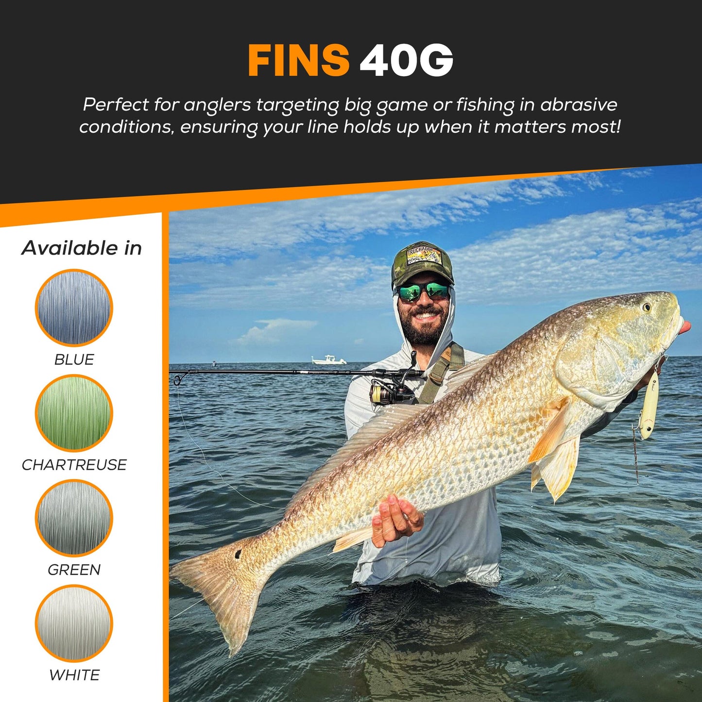 40G Fishing Braid 65-100 lb.