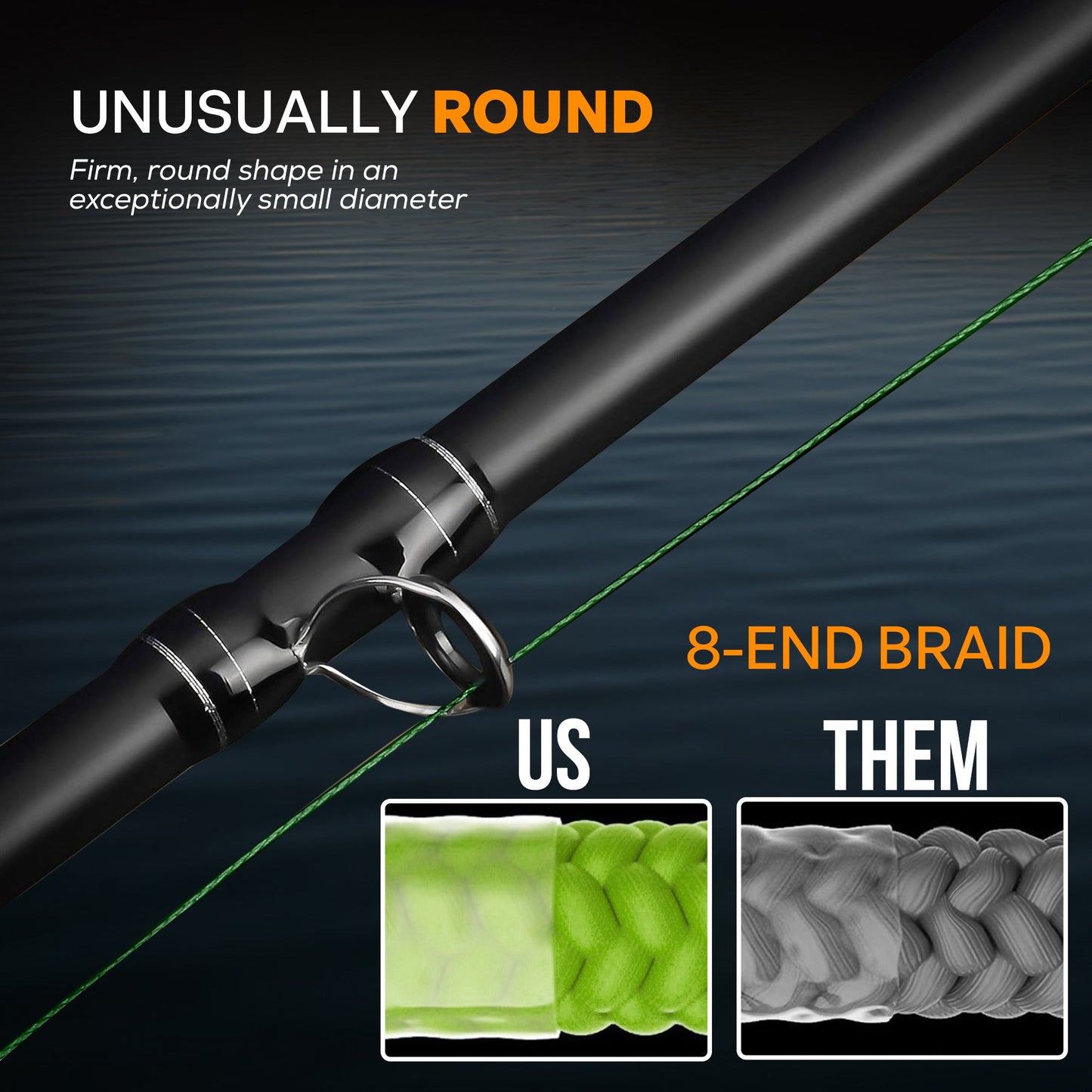 XS Big Game Fishing Braid 40-80lb.