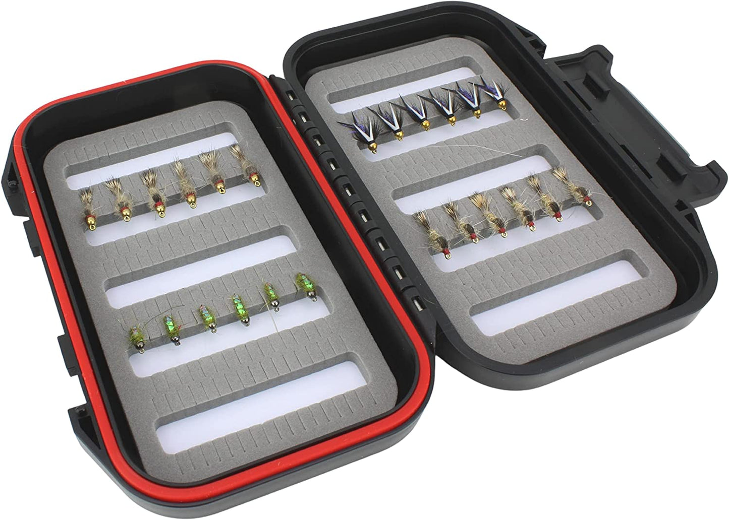 Nymph Fly Assortment, 24 Flies | Fly Box | Wild Water Fly Fishing