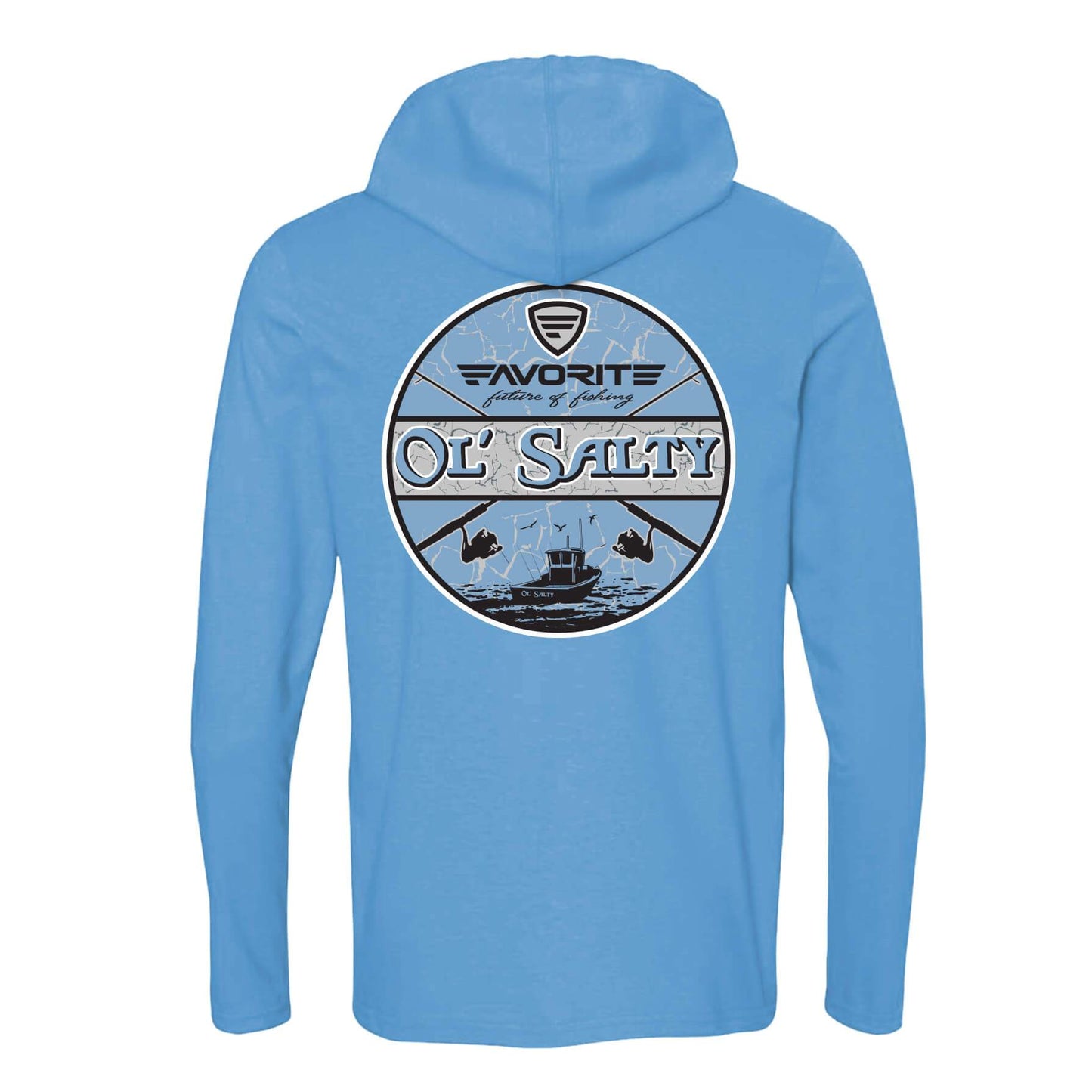 Ol Salty Lightweight Tri-Blend Hoodie