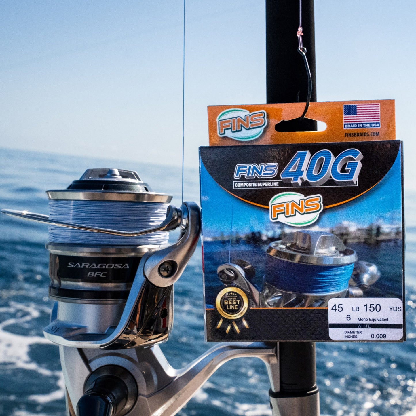 40G Fishing Braid 65-100 lb.