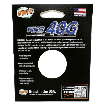 40G Fishing Braid 65-100 lb.