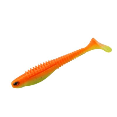 Nasty Shad -  Orange Back Chartreuse Belly