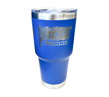 Unapologetically American 30oz Blue Tumbler w/ Straw