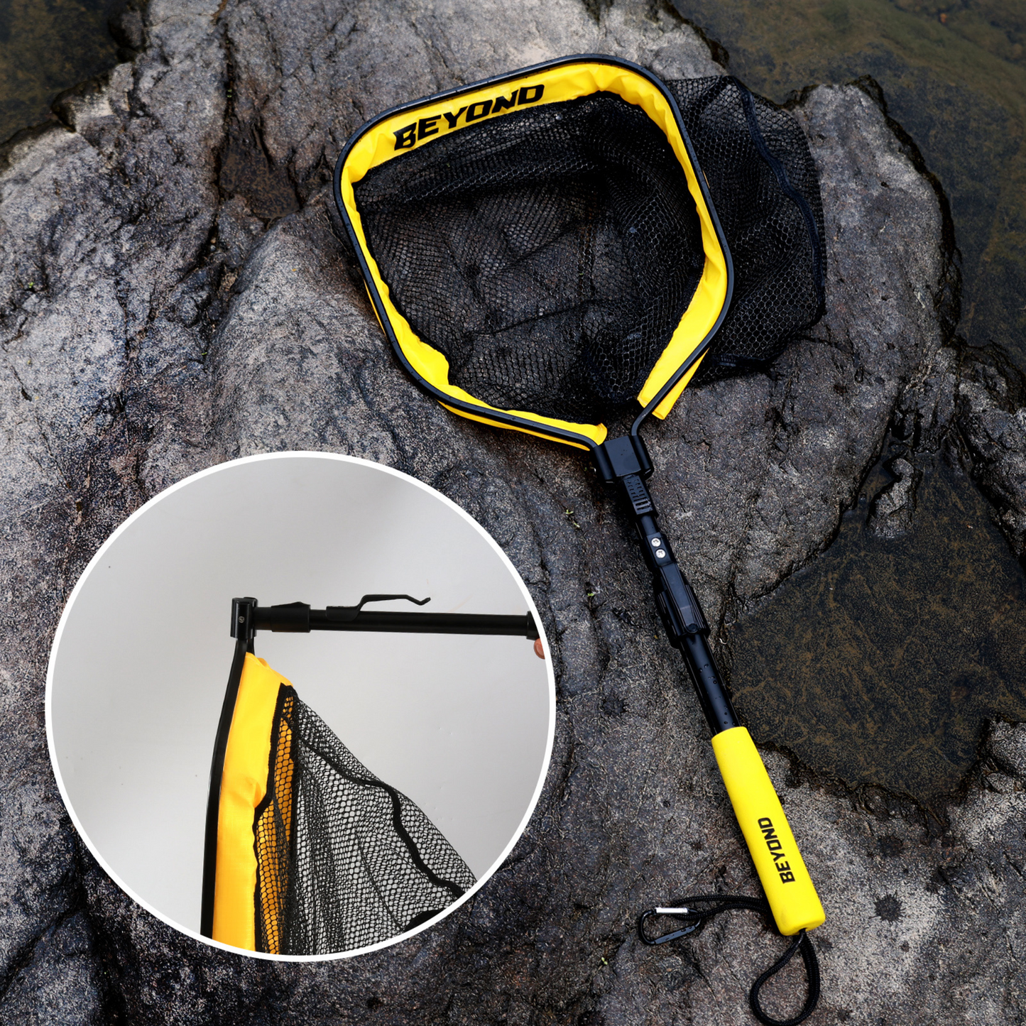 Beyond Braid Floating Fishing Net with Handle