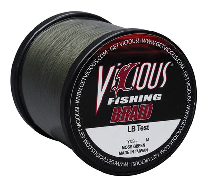 Vicious Standard Green Braid - 50 Lb Test