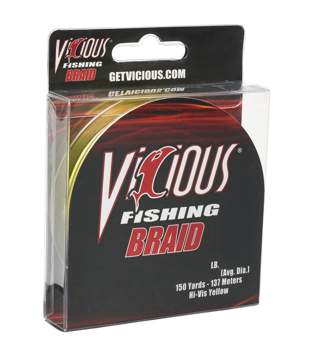 Vicious Standard Yellow Braid - 7 Lb Test