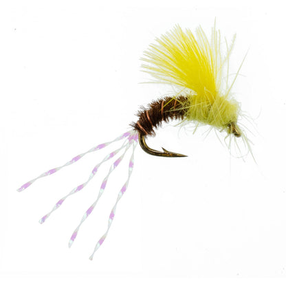 CDC Pale Morning Dun Emerger PMD Fishing Fly - 6 Flies Size 16