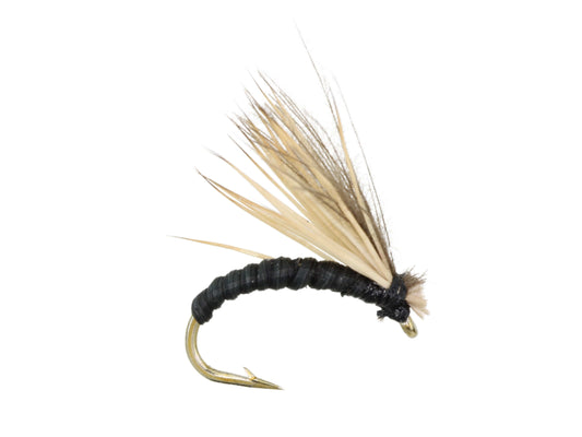 Elkwing Caddis, Size 16 | Black | Qty. 6 | Wild Water Fly Fishing