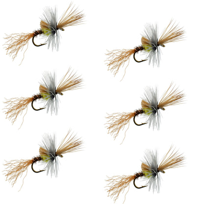 Pale Morning Dun PMD Cripple Mayfly 6 Flies Hook Size 18