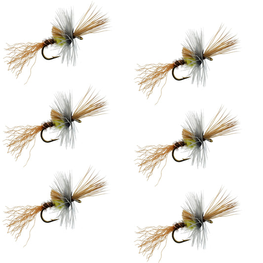 Pale Morning Dun PMD Cripple Mayfly 6 Flies Hook Size 18