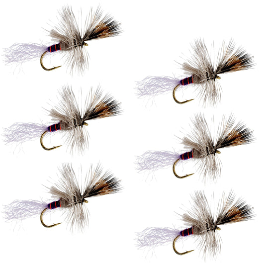Purple Haze Cripple Mayfly 6 Flies Hook Size 14