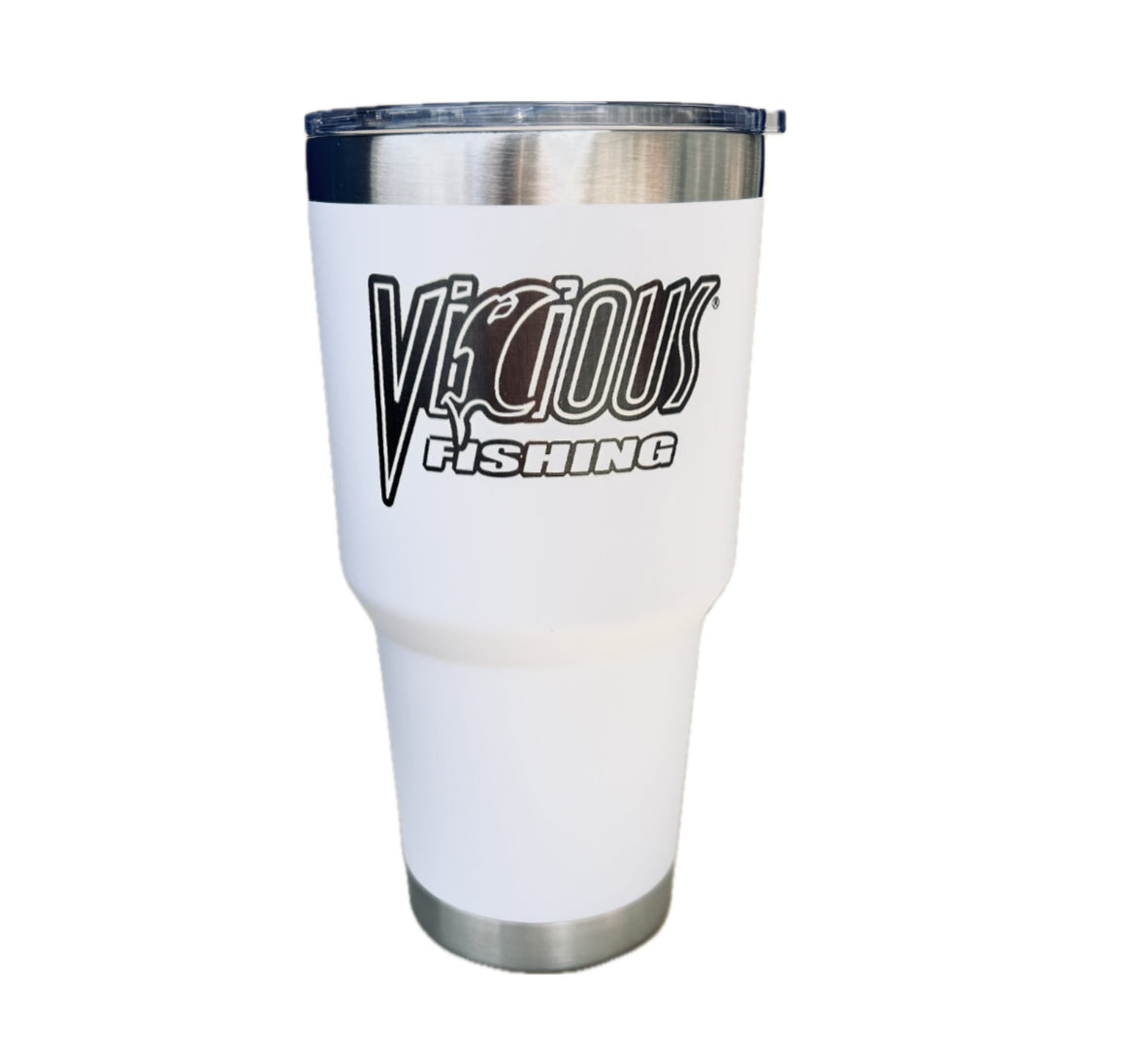 Unapologetically American 30oz White Tumbler w/ Straw