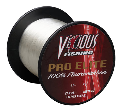 Vicious Pro Elite 100% Japanese Fluorocarbon - 12 LB Test