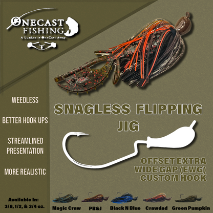 Snagless Flipping Jig