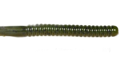 Ribbon Tail Worm  6"- Green Pumpkin / Watermelon Laminate