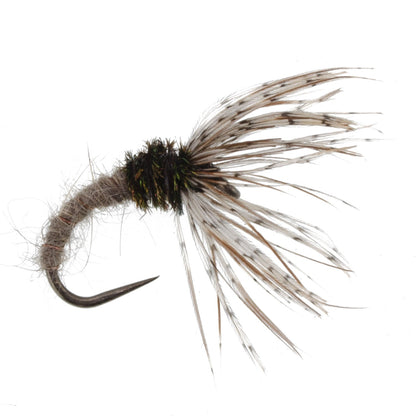 Hares Ear Sakasa Kebari - 12 Tenkara Flies - Size 10