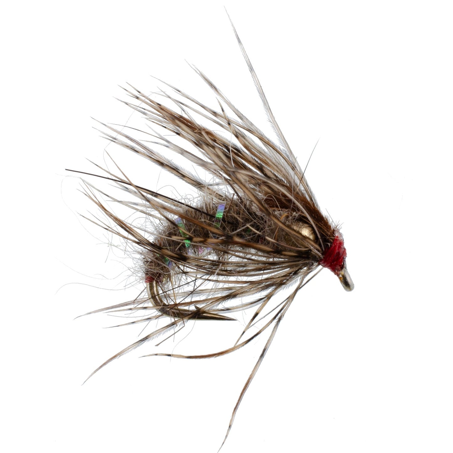 Hares Ear Holy Grail Caddis Pupa Emerger 6 Flies Hook Size 12