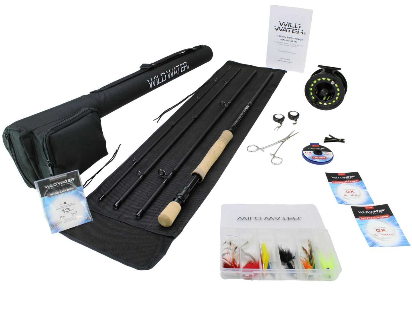Deluxe Fly Fishing Kit, 12wt Rod | 9ft | 4-piece | Wild Water Fly Fishing