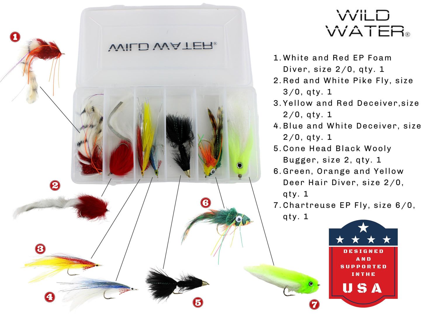 Deluxe Fly Fishing Kit, 12wt Rod | 9ft | 4-piece | Wild Water Fly Fishing