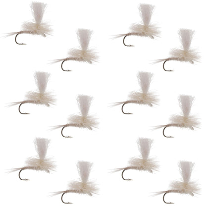 Parachute Light Cahill Classic Trout Dry Fly Fishing Fly - 1 Dozen Hook Size 18
