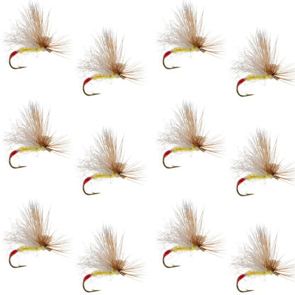 Yellow Sally Missing Link Stonefly -12 Flies Hook Size 14