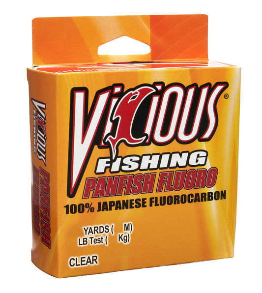 Vicious Panfish 100% Japanese Fluorocarbon - 6 Lb Test