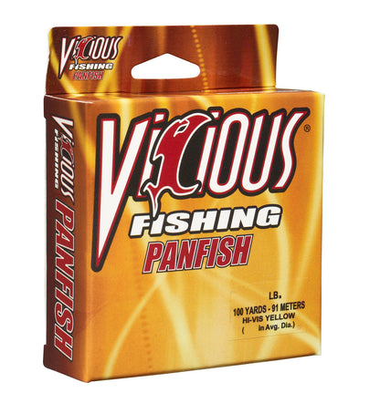 Vicious Panfish Hi-Vis Yellow Mono - 2 Lb Test