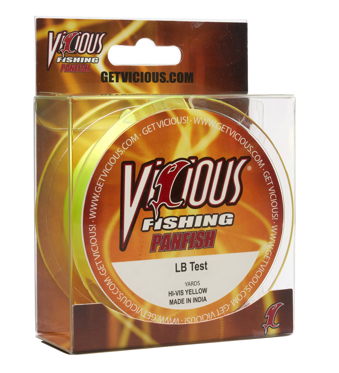 Vicious Panfish Hi-Vis Yellow Mono - 10 Lb Test