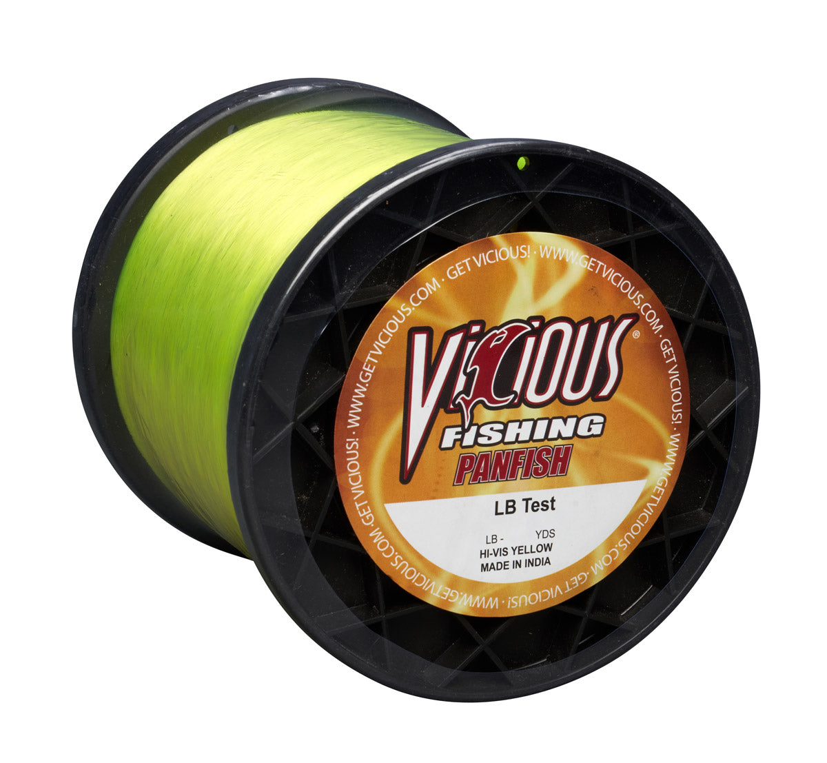 Vicious Panfish Hi-Vis Yellow Mono - 10 Lb Test