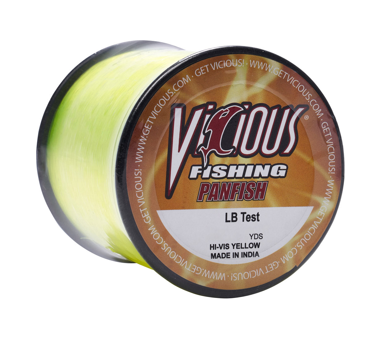 Vicious Panfish Hi-Vis Yellow Mono - 4 Lb Test