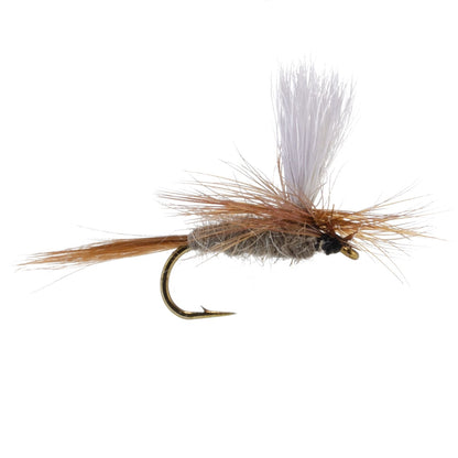 Hares Ear Parachute Classic Dry Fly - 6 Flies Hook Size 14