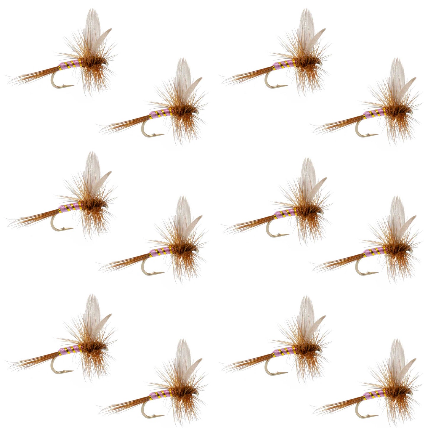 Pink Lady Classic Dry Fly - 12 Flies Size 16