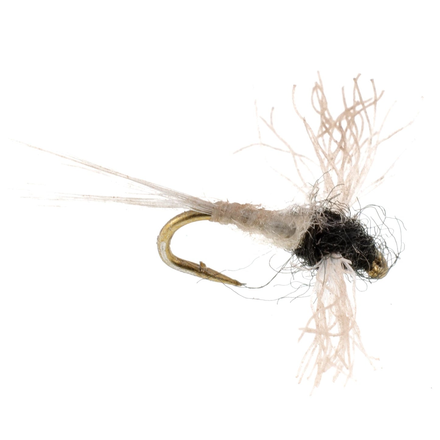 Z-Lon Wing Trico Spinner Kapok Body Hook 12 Flies Size 24