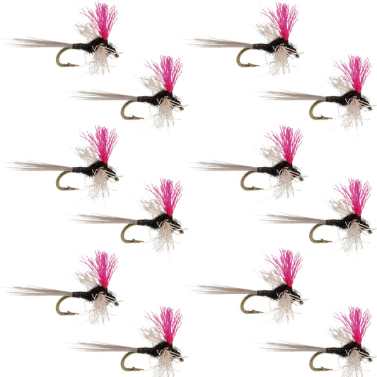 Trico Spinner High Visibility Pink Post 12 Flies Hook Size 22