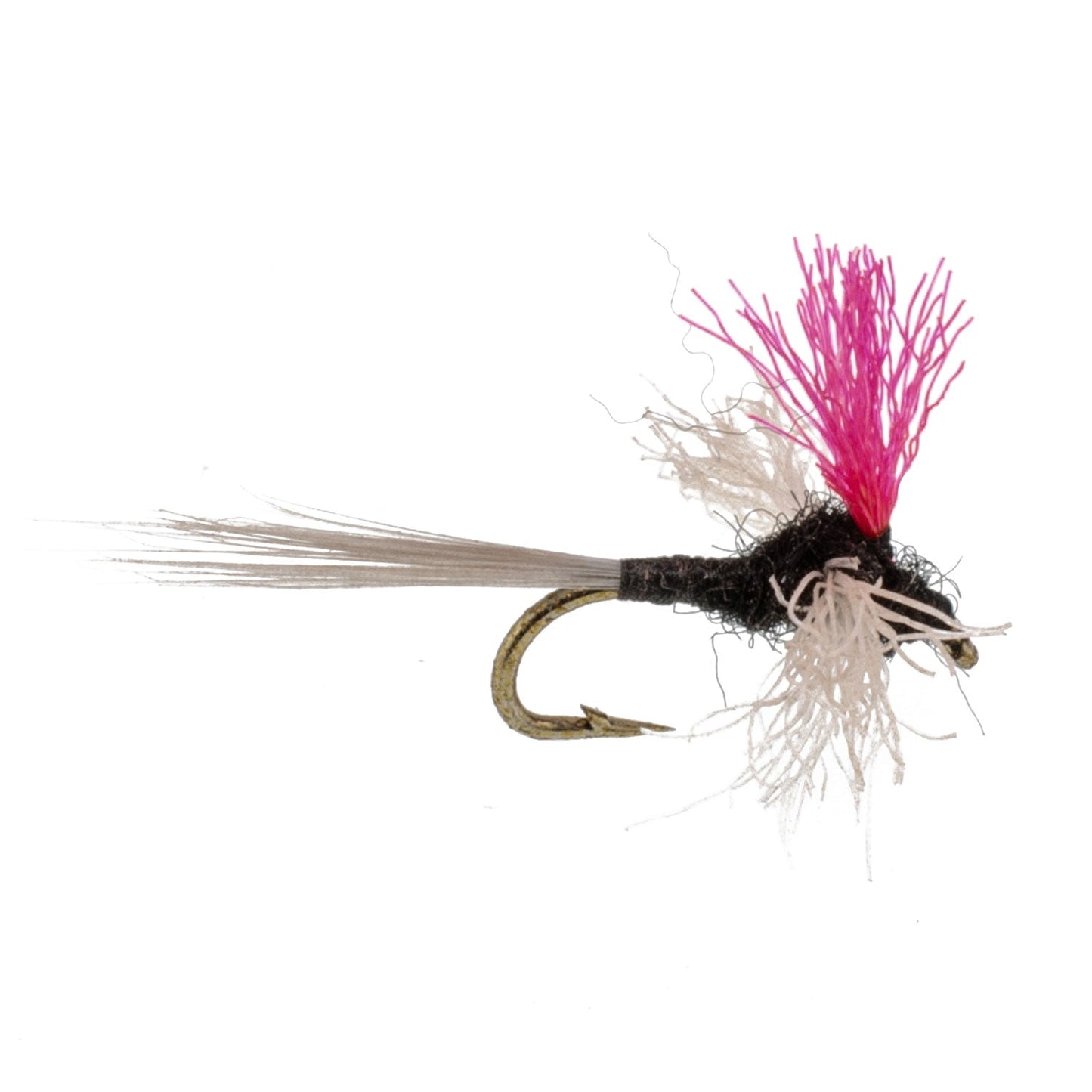 Trico Spinner High Visibility Pink Post 12 Flies Hook Size 18