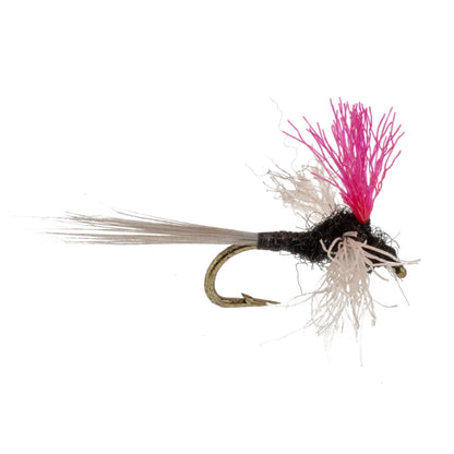 3 Pack Trico Spinner High Visibility Pink Post Flies Hook Size 20