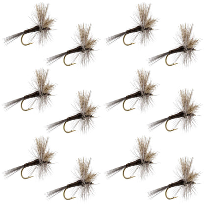 Quill Gordon Classic Dry Fly - 12 Flies Size 18