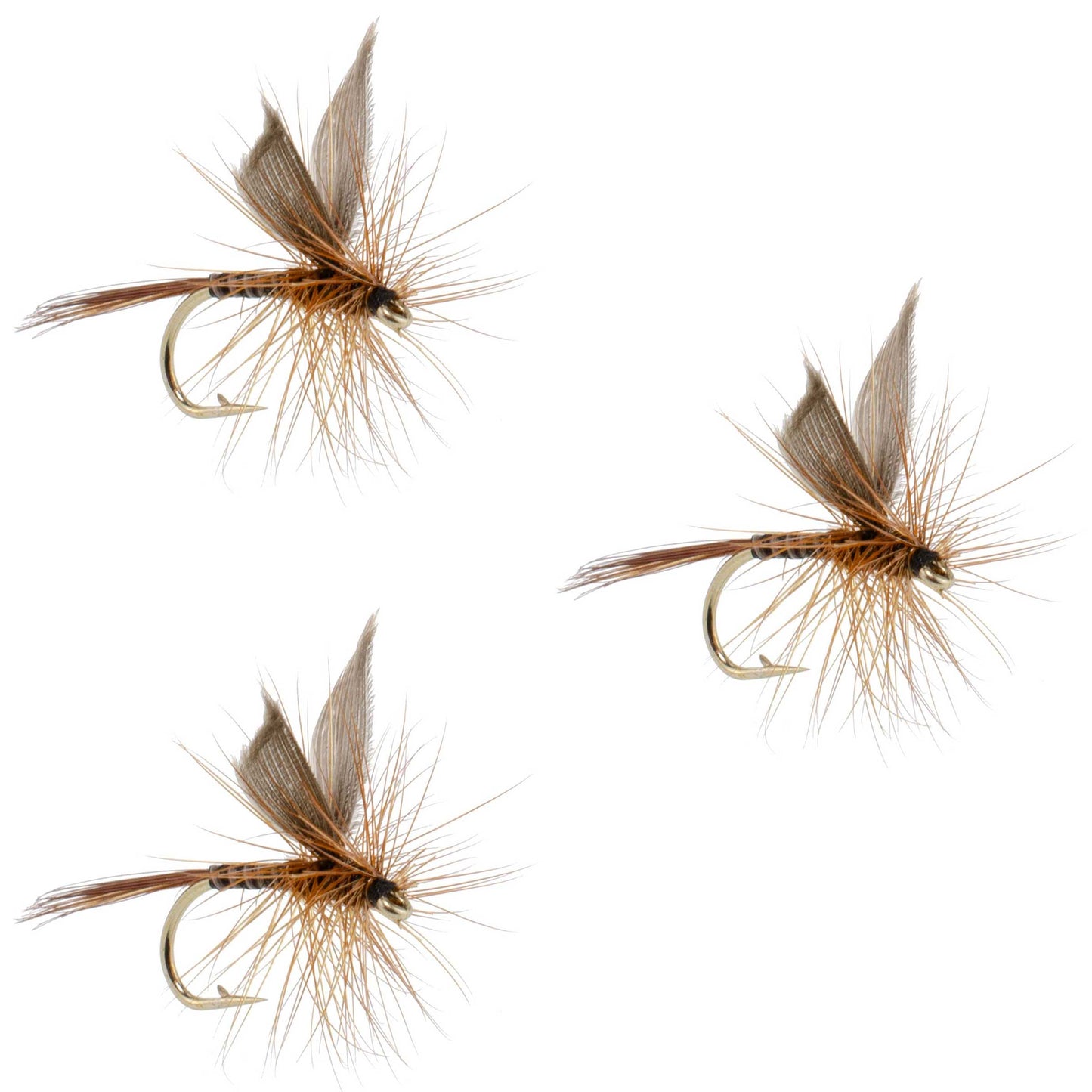 3 Pack Red Quill Classic Dry Fly - Size 18