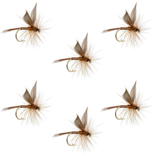 Red Quill Classic Dry Fly - 6 Flies Size 18