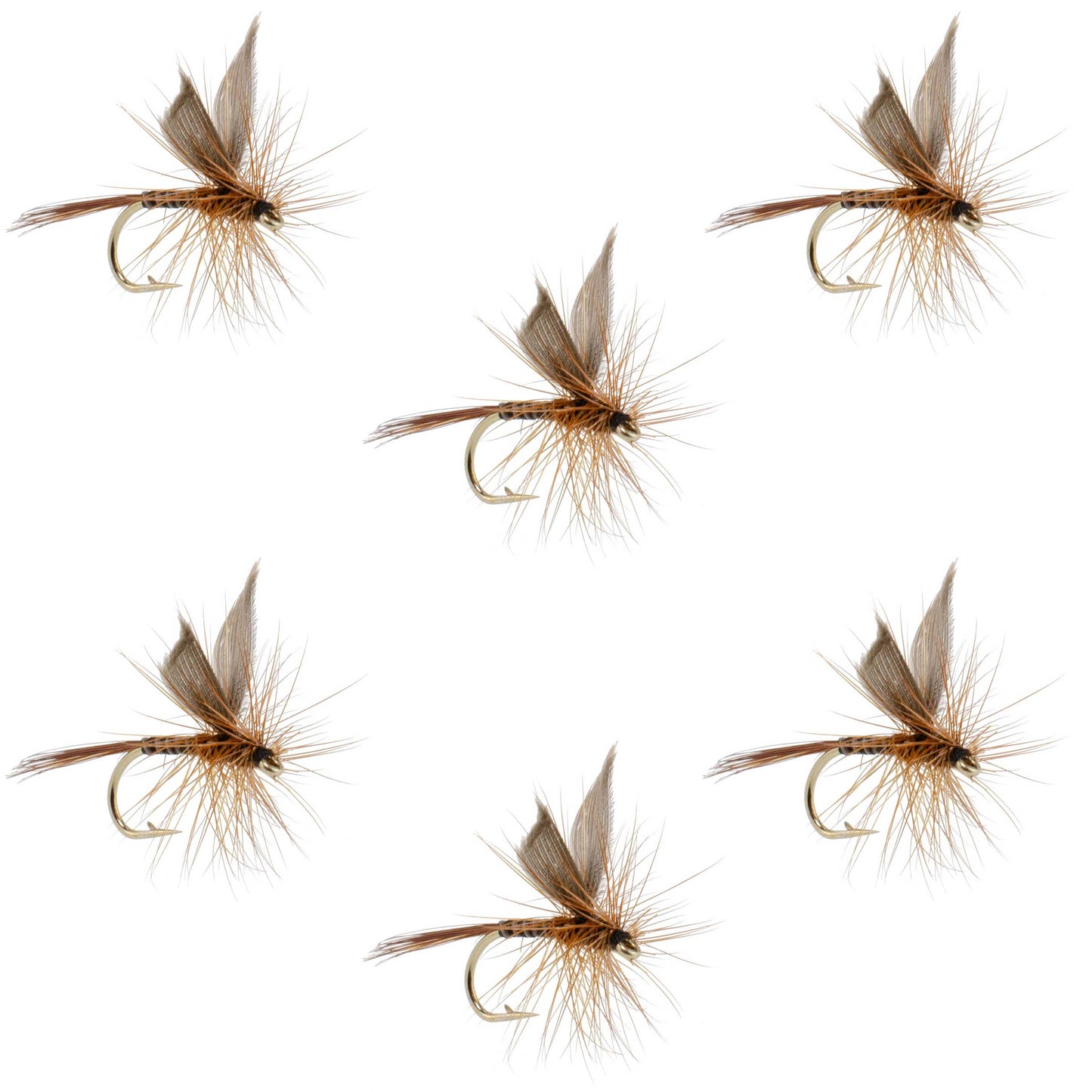 Red Quill Classic Dry Fly - 6 Flies Size 14