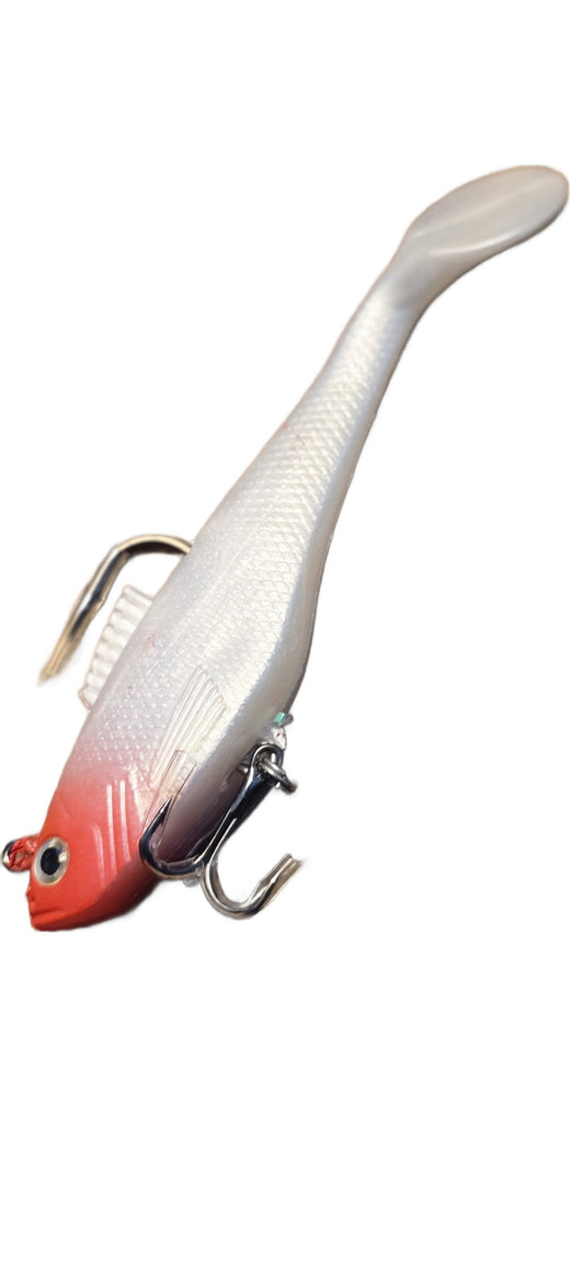 Max Shad Swimbait 4 - Red Head White