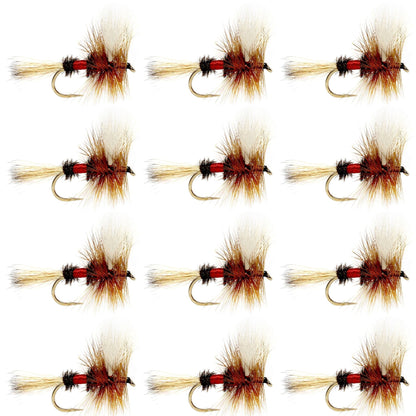 Royal Wulff Classic Trout Dry Fishing Fly -12 Flies Size 18